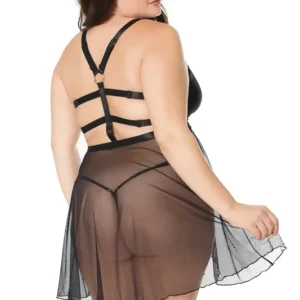 .Hard to Hold On To Strappy Back Babydoll
